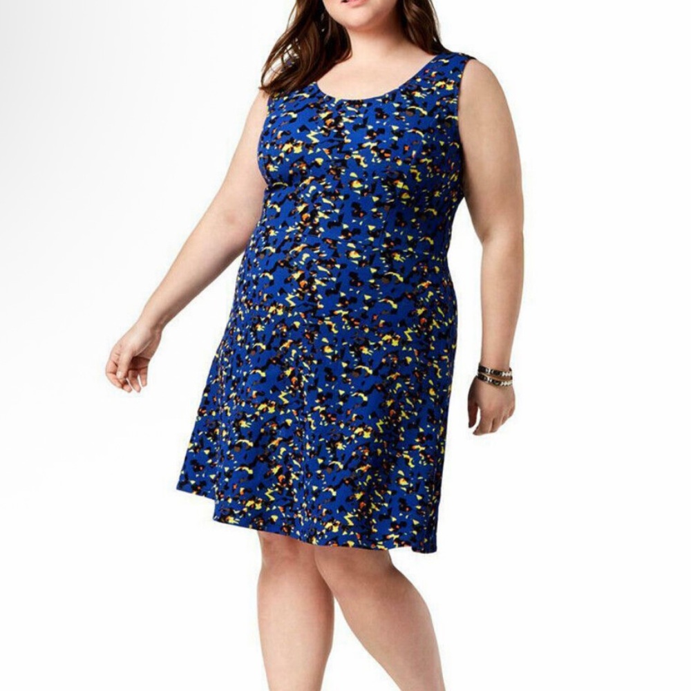 Fox + Royal Flared Dress Size 2X